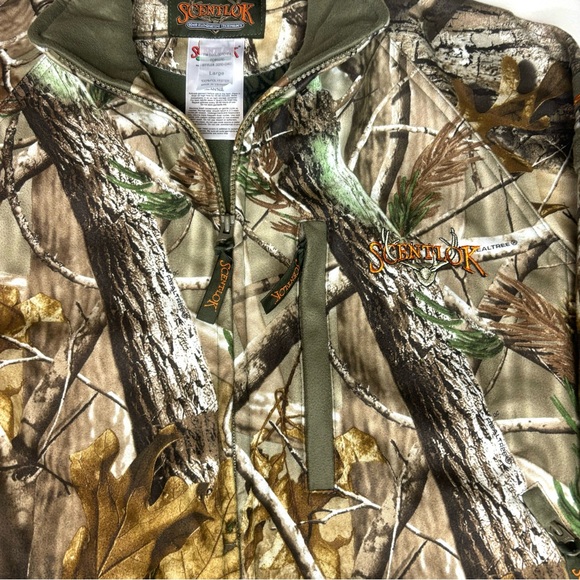 ScentLok 3310-040 Full Season Real Tree MENS SIZE LARGE L Camo Hunting Jacket - Picture 2 of 9